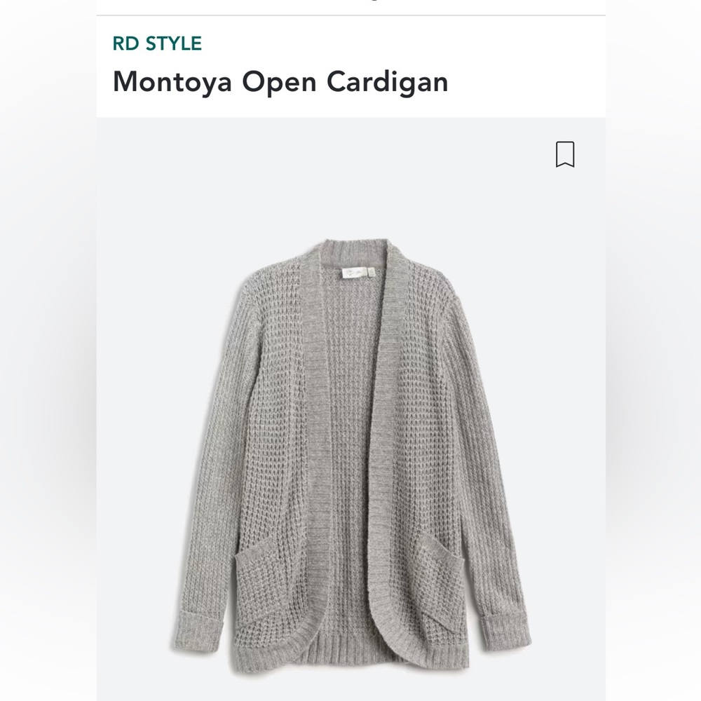 EUC gray cardigan